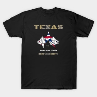 Corpus Christi Texas, Lone Star Fish T-Shirt